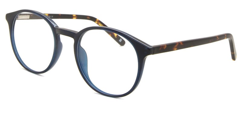 Full Rim Round Blue SmartBuy Collection Beilou AC13D 49 Fashion Unisex Carousel 2