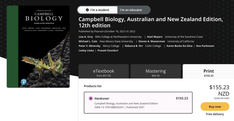 Campbell biology 10th edition pearson Carousel 2