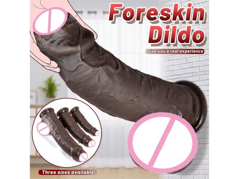 Soft Lifelike Silicone Penis Anal Dildo With Suction Cup Carousel 2