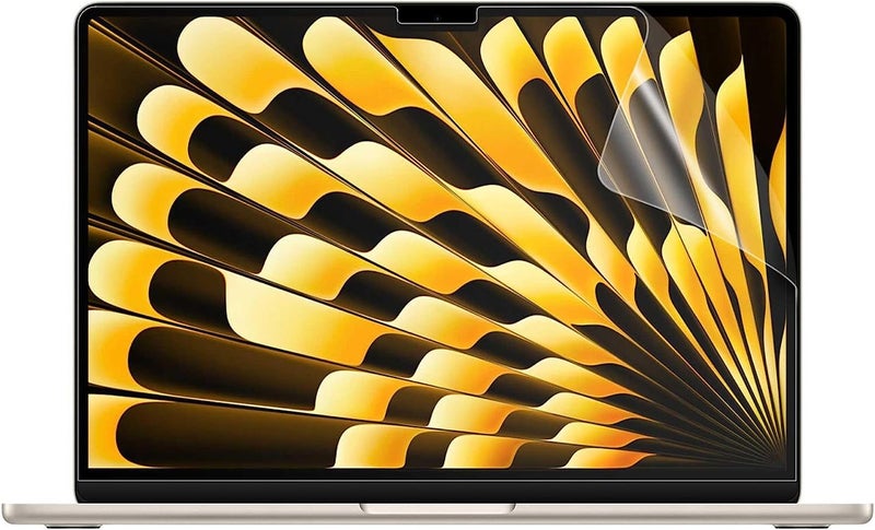 Macbook Air 15" (M2-m4, 2023-2025) Plastic Screen Protector Carousel 1