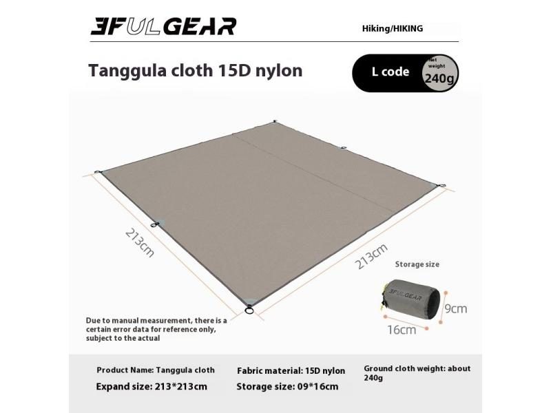 Waterproof 15D Nylon 210T Polyester Taffeta Tent Ground Sheet Carousel 1