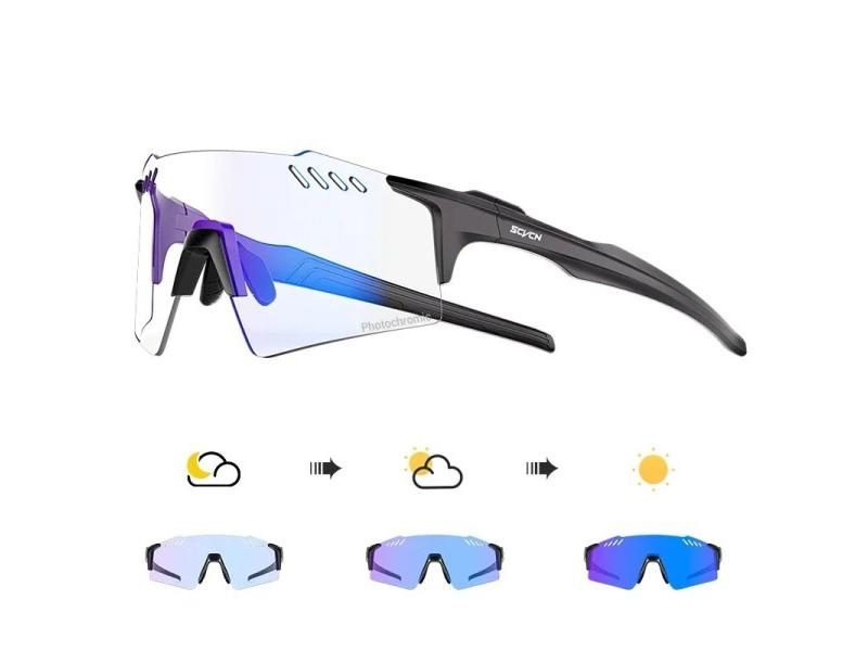 Photochromic Cycling Sunglasses 1 Lens For Men Outdoor Sports Carousel 1
