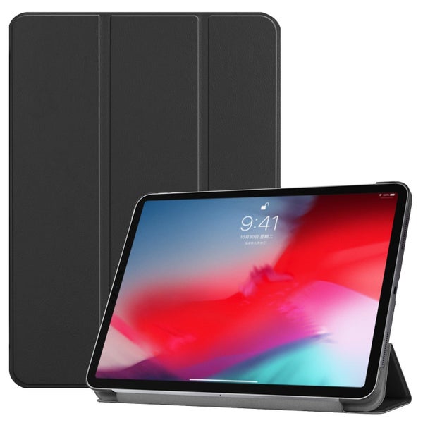 Ipad Pro 11 2018 (1st Gen) Tri-fold Pu Case [Black] Carousel 1
