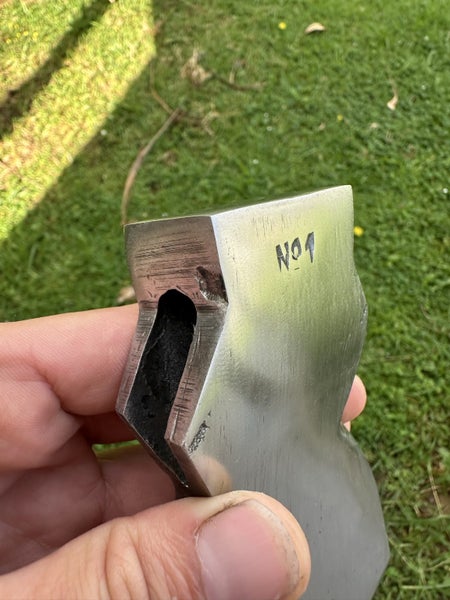 Vintage BRADES CRITERION NO.1 hewing axe/ hatchet head. Carousel 12