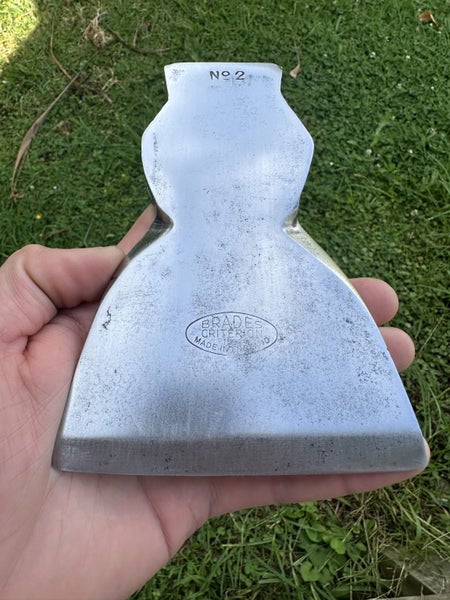 Vintage BRADES CRITERION NO.2 hewing axe/ hatchet head. Carousel 2