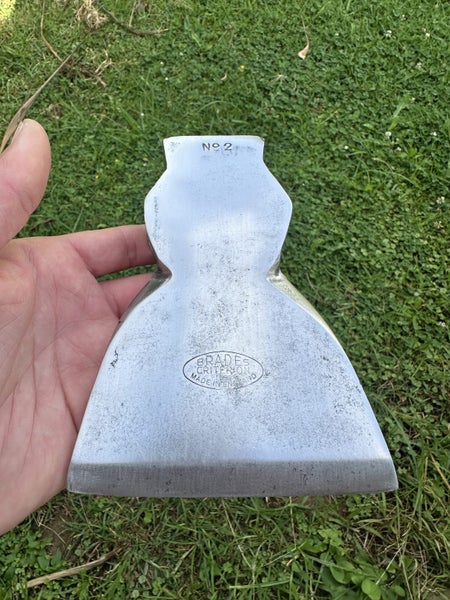 Vintage BRADES CRITERION NO.2 hewing axe/ hatchet head. Carousel 12
