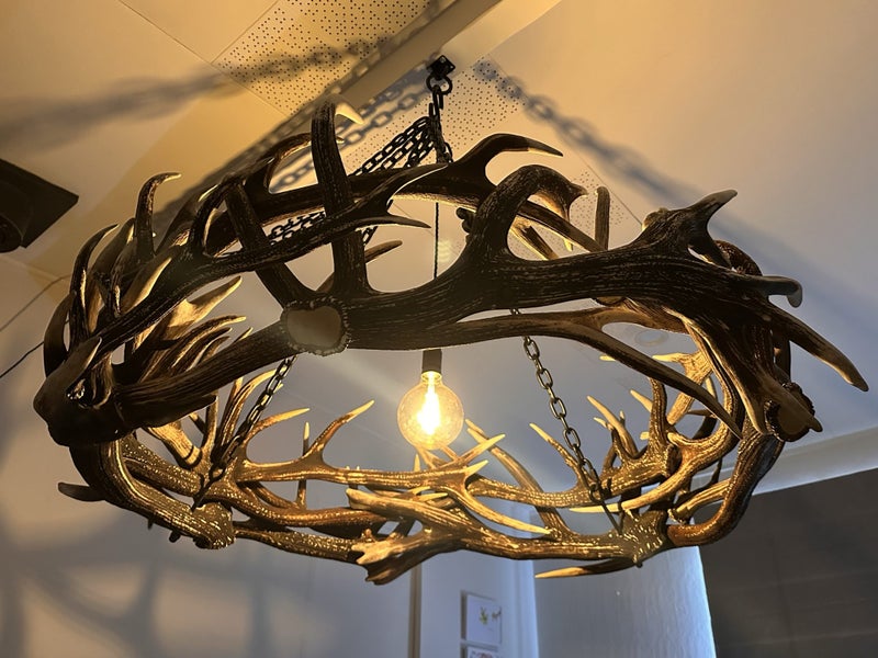 Luxury Deer Antler Chandelier Carousel 1