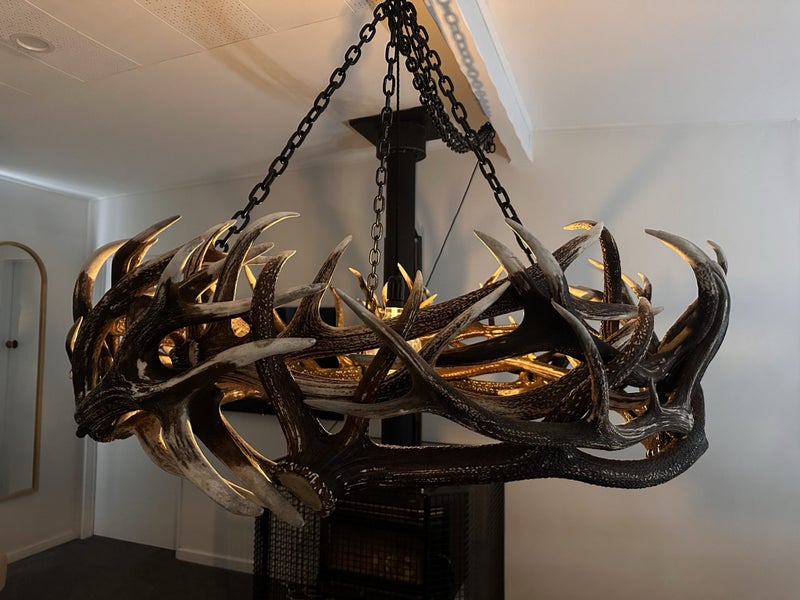 Luxury Deer Antler Chandelier Carousel 2