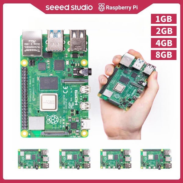 Raspberry Pi 4 Model B 1GB/2GB/4GB/8GB Computer Carousel 2