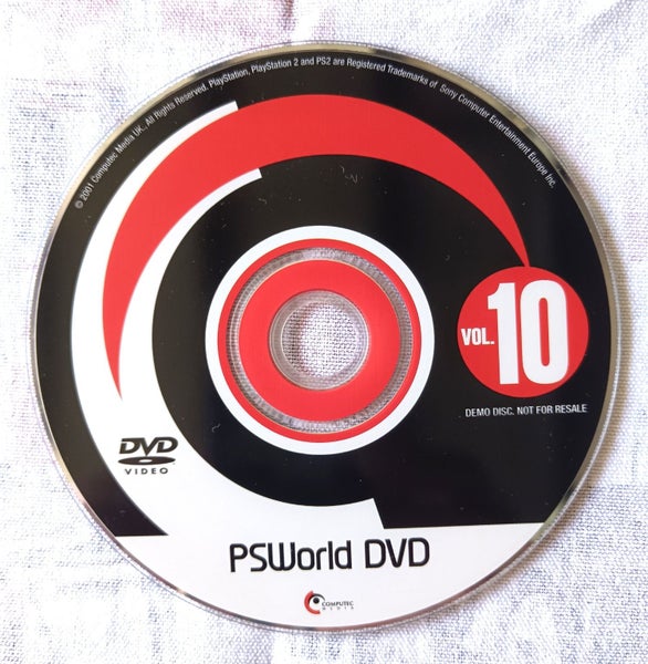 Sony PlayStation 2 Vintage PSWorld DVD Volume 10 from 2001 featuring Tekken 4 Carousel 3