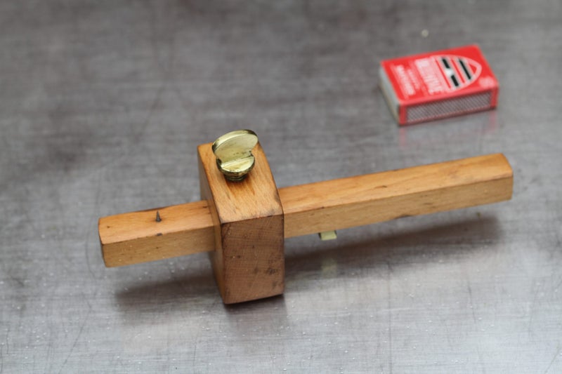 Robert Sorby Mortice Gauge ~ Broad Arrow & 1944 stamped Carousel 1