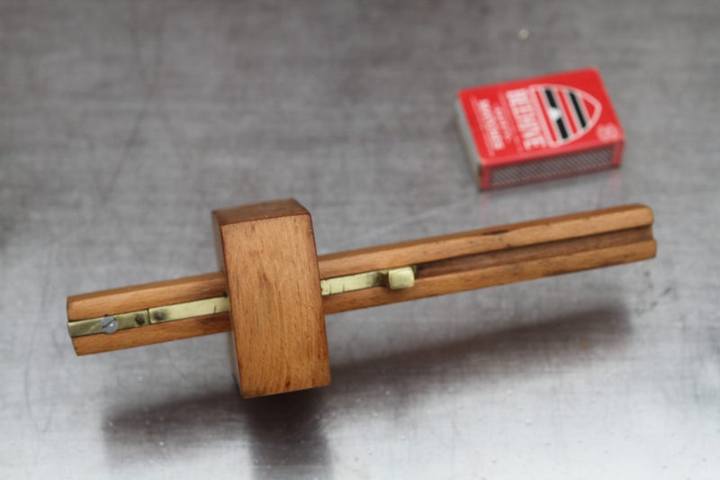 Robert Sorby Mortice Gauge ~ Broad Arrow & 1944 stamped Carousel 2