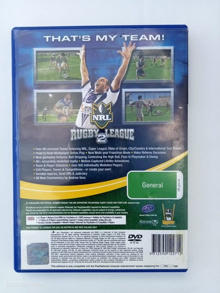 Rugby League 2 - PS2 Carousel 2