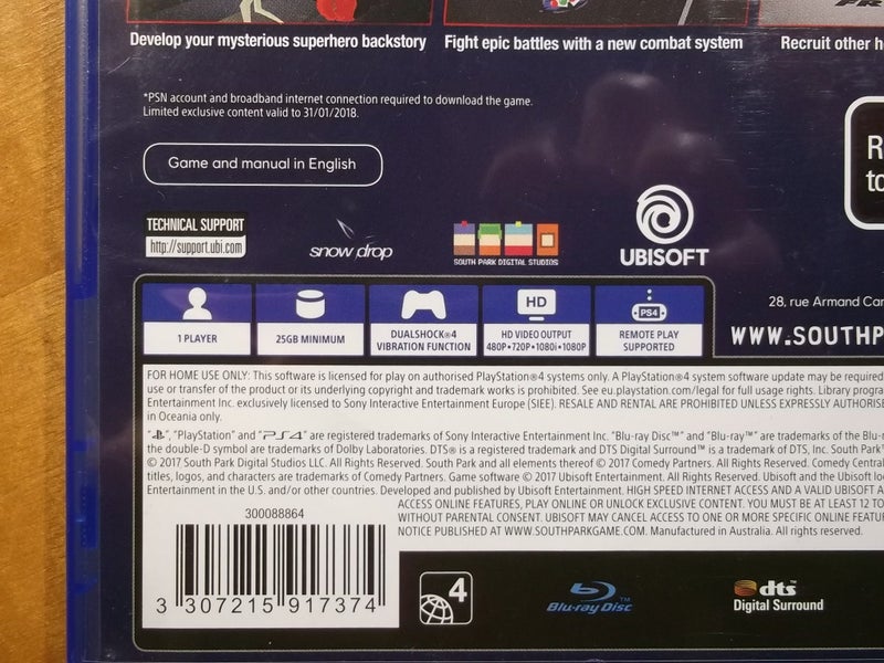 South Park The Fractured But Whole - PS4 Game - LIKE NEW Carousel 4