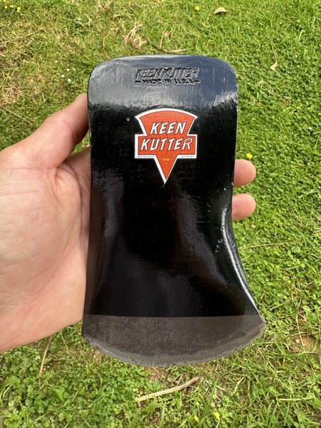 Beautiful KEEN KUTTER axe head with paper label and stamp. 3.64lbs Carousel 1