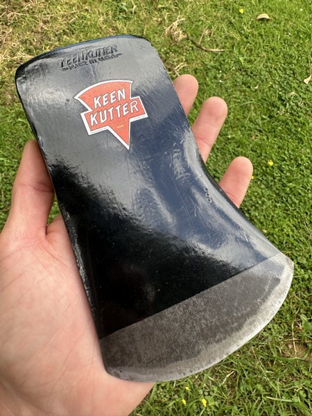 Beautiful KEEN KUTTER axe head with paper label and stamp. 3.64lbs Carousel 12