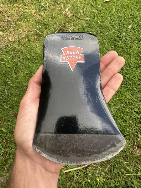 Beautiful KEEN KUTTER axe head with paper label and stamp. 3.64lbs Carousel 2