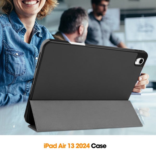 Ipad Air 13" (M2, 2024) Pen Holder Case [Black] Carousel 10