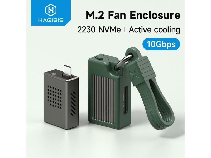 M.2 NVMe SSD Enclosure With Cooling Fan For Laptop IPad Carousel 1