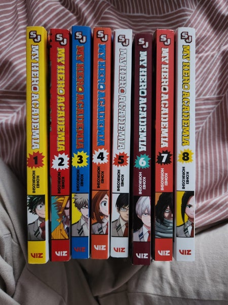 My Hero Academia manga volumes 1-8 Carousel 1