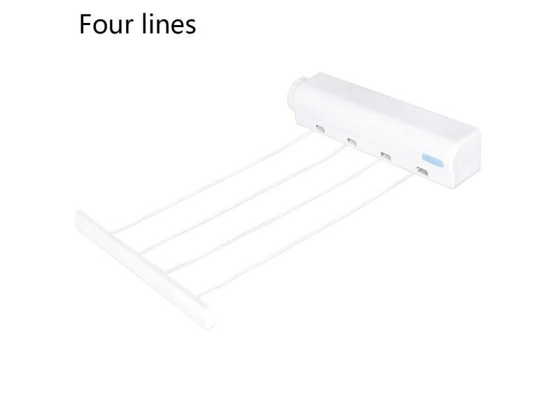 Automatic Retractable 4-5 Lines Clothesline With Hooks Carousel 1