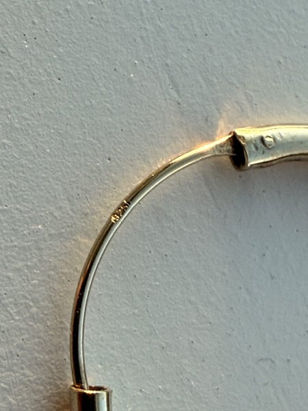 GOLD PLATED HOOPS Carousel 5