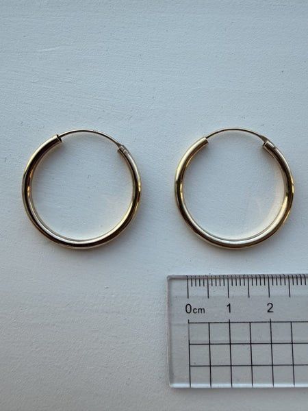 GOLD PLATED HOOPS Carousel 2