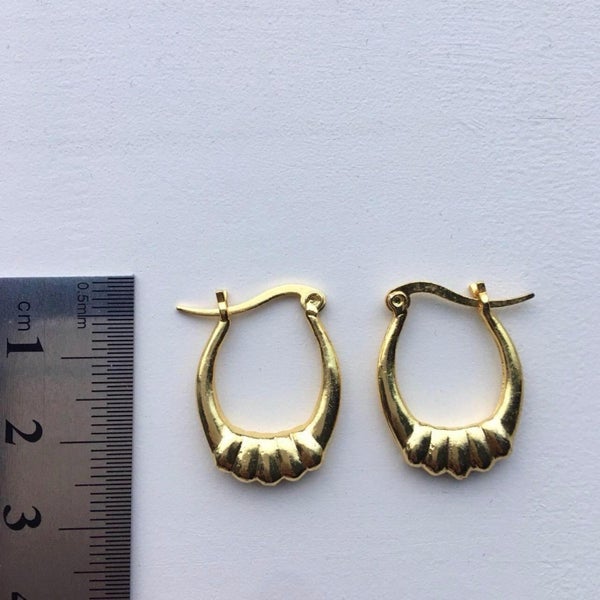 GOLD PLATED EARRINGS Carousel 3