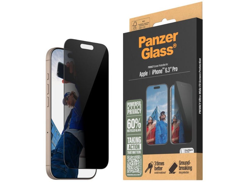 PanzerGlass UWF Privacy SP -iPhone 2024 Pro Carousel 1
