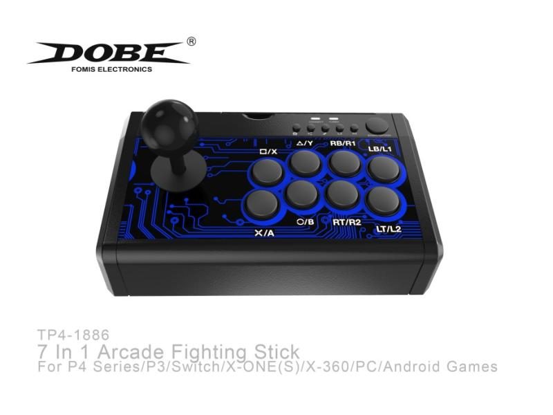 7 In1 USB Arcade Fight Stick For Multiple Consoles And PC Carousel 1