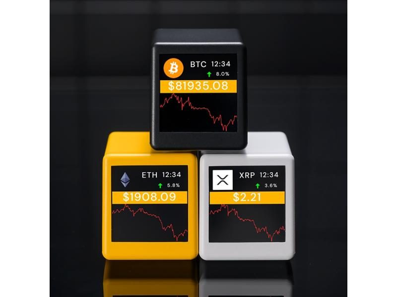 Crypto Tracker Displays 300 Major Cryptos Freely Switchable Carousel 1