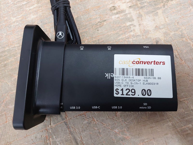 Bon Elk ELK80031R USB-C to 9-in-1 Desktop Hub – Black Carousel 5