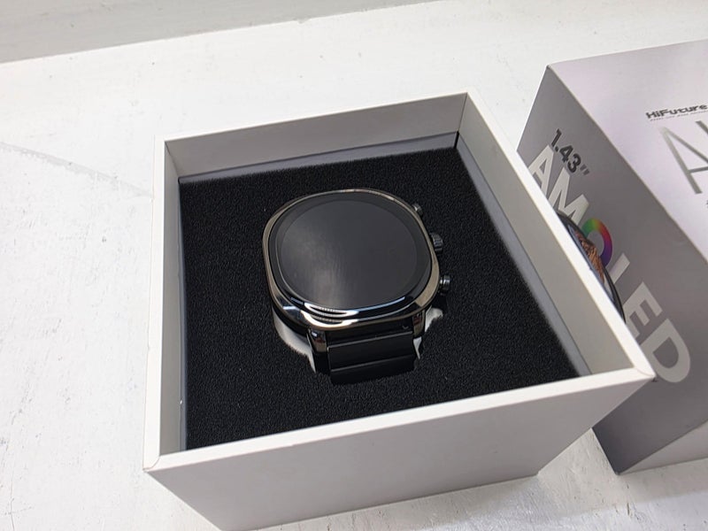 HiFuture AIX Smartwatch – Black – 1.43" AMOLED Carousel 2