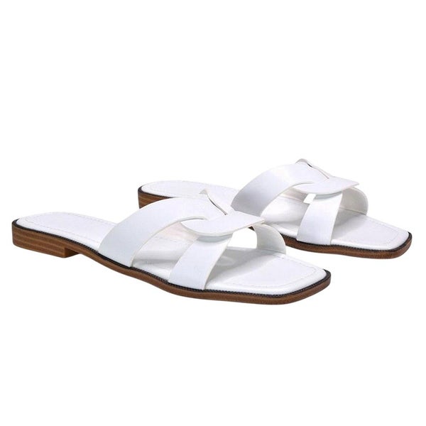 XY London Womens/Ladies Charley Open Toe Sliders Carousel 4