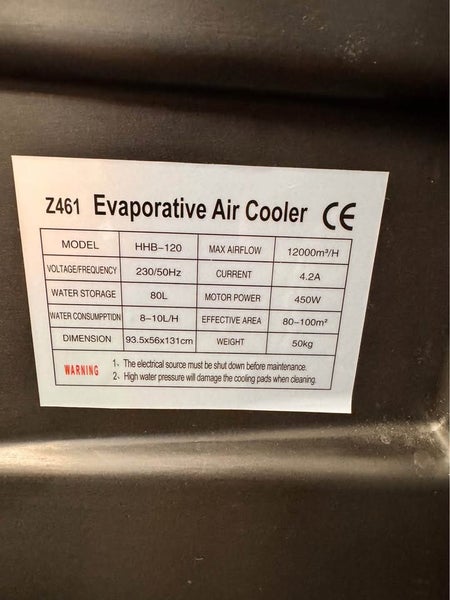 Huge capacity evaporative air cooler Carousel 2