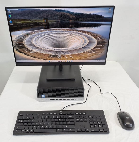 HP ProDesk 600 G5 SFF System, i3 9th Gen, 8GB DDR4, 256GB SSD, 24" LED, Win 11 Carousel 1