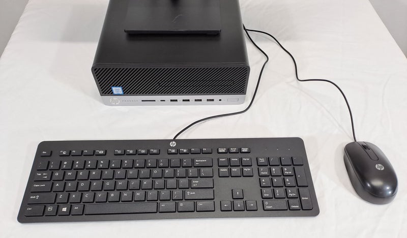 HP ProDesk 600 G5 SFF System, i3 9th Gen, 8GB DDR4, 256GB SSD, 24" LED, Win 11 Carousel 2