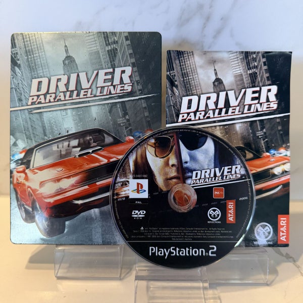 PS2 • Driver - Parrallel Lines - Collector’s Edition • CIB Steelcase Carousel 1
