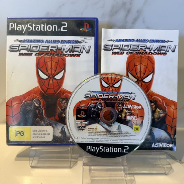 PS2 • Spider-Man - Web of Shadows • CIB Carousel 1