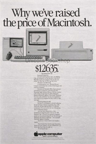VINTAGE NEWSPAPER ADVERT: Apple Macintosh Computer 1984 Carousel 1