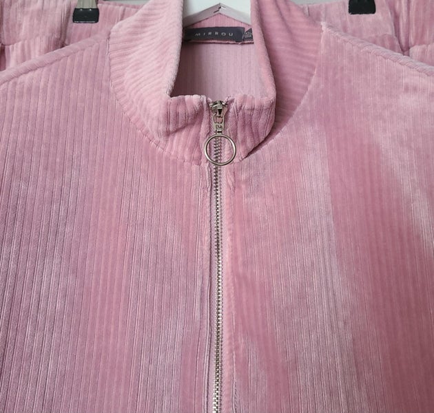 Mirrou wideleg velour two piece lounge set sz XL Carousel 6