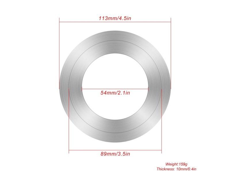 Silicone Gaskets Aluminum Adapter Plate For Vacuum Casting Jewelry Carousel 1