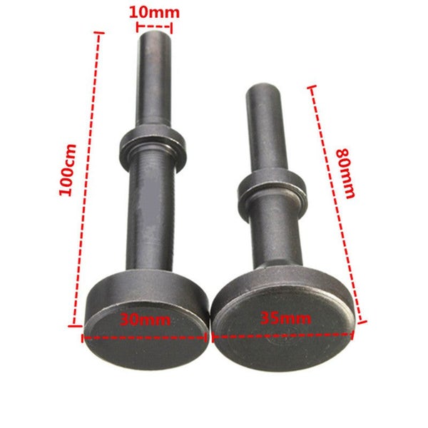 1Pce 80mm 100mm Smoothing Pneumatic Drifts Air Hammers Bit Set Extended Length T Carousel 6