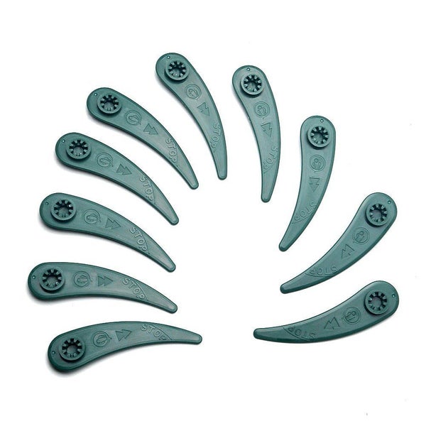 100pcs Plastic Blade Durablade Grass Trimmer Lawnmower Blades For Bosch ART 23/2 Carousel 2