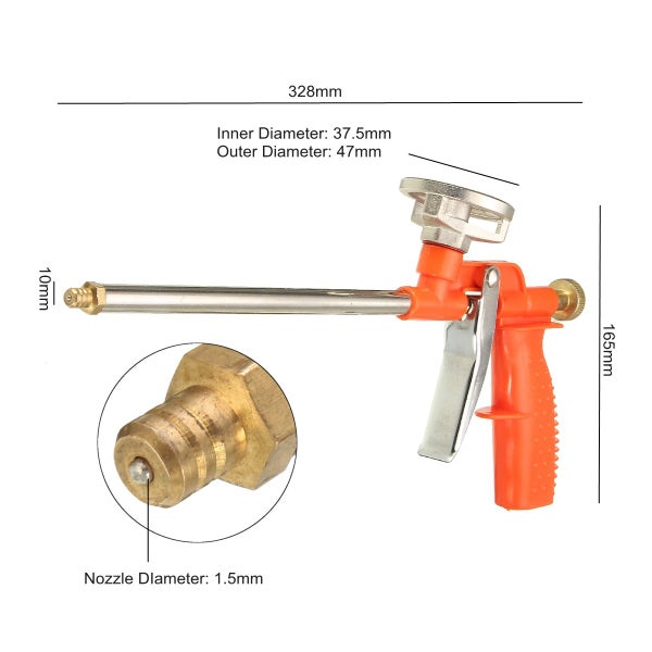 2210MPa Foam Expanding Spray Gun Sealant Dispensing PU Insulating Applicator Ada Carousel 8