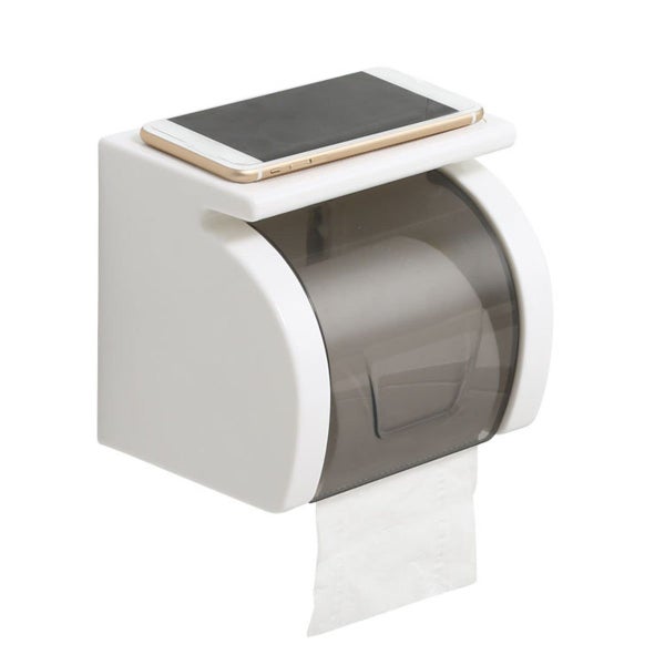 Toilet Paper Roll Shelf Holder Bathroom Tissue Box Dispenser Waterproof Easy Ins Carousel 1