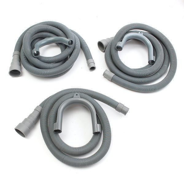 1.5M/2.5M/3M Washing Machine Dishwasher Drain Waste Hose Extension Pipe Carousel 1