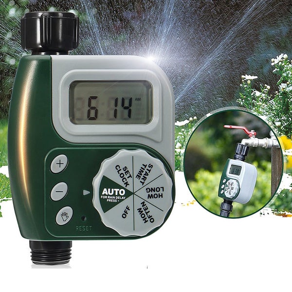 Electronic Water Tap Timer DIY Garden Irrigation Control Unit Digital LCD Irriga Carousel 1