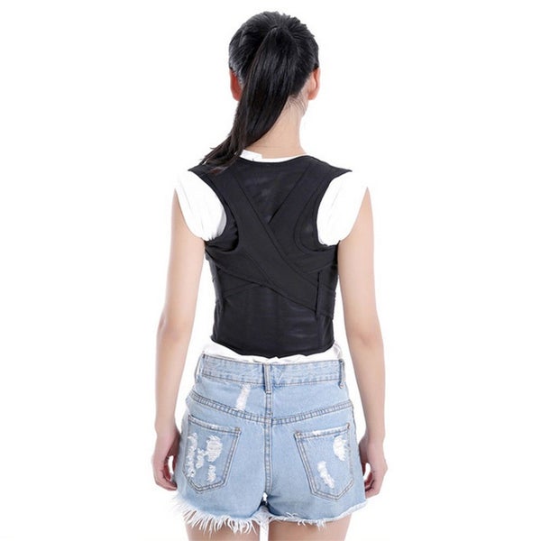 Plus Size Posture Corrector Back Lumbar Correction Support Brace Shoulder Belt Carousel 1