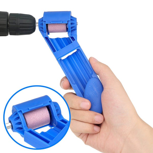 Portable Drill Bit Sharpener 2-12.5mm Corundum Grinding Wheel Powered T Carousel 1
